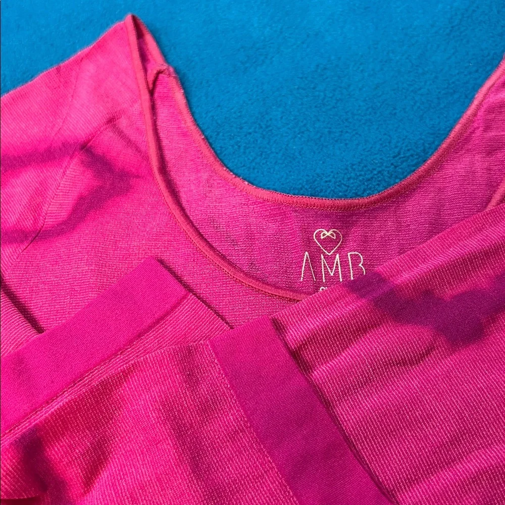 Hot Magenta TieDye Stocking Top AMB O/S NWOT - Picture 10 of 10